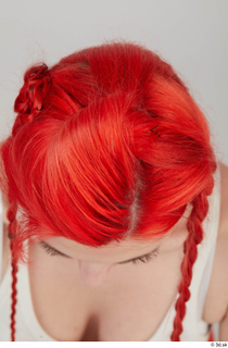 Groom references Lady Winters  002 braided hair head red…